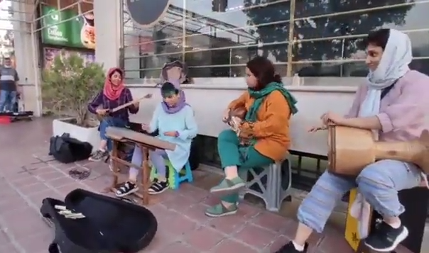 ببینید/ موسیقی خیابانی این چهار زن در تهران وایرال شده